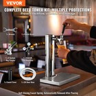 Vevor Kegerator Tower Kit Single Tap Beer Conversion Kit With Beer Drip Tray