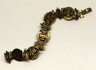 Vintage  art  Jewelry Co  Panel Book Chain Bracelet Stars Moon Flower