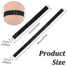 2 Pcs Black Leg Garters For Thigh Plus Size Garter Belt Thigh Garters For Wom   