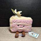Authentic      jellycat Shanghai Yulan Taro Cake Set- Nwt- Ships Same Day 