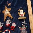 Read Desc Vtg Wooden Gingerbread Christmas Ornaments   Decor Lot