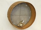 Antique Primitive Round Wooden Grain Sifter - Small 13  Farmhouse Wall Decor