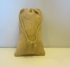 5 Burlap Jute Sacks With Drawstrings 6  By 10  Wedding Party Favor Gift Bags