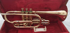 1967 Holton Collegiate C 602 Bb Cornet  brass And Silver 