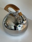 Nambe  Chirp Tea Kettle 2011 Chrome Stainless Steel Lou Henry Euc