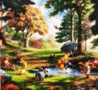 Thomas Kinkade Winnie The Pooh Framed New Custom Framed Art