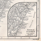 New South Wales - Australia Sydney Environs 1911 Original Antique Map W Video