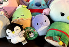 Original Squishmallows Lot Of 13 Various Sizes And Themes Plush Dolls Gift Toys