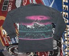 Vintage Yosemite Lightning Shirt National Park Signal Medium Long Sleeve 90s