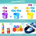 Toddler Toys For 1 Year Old Boy Girl  Baby Fishing Game Set With Sorting Learnin
