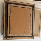 Decorative Gilted Brown And Gold Wood Hanging Eastlake Style Picture Frame