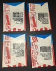 Vintage Lot Of 4 Sealed Wax Packs Of 1983 Topps Superman 3 Trading Cards