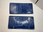 1976 Kansas License Plate Pair Miami County Tag   C 67 Low   78 79  80 Stickers