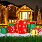 8 Foot Inflatable Christmas Gift Boxes Outdoor Christmas Inflatable  Decor