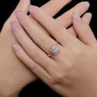 2 70ct Round Cut Real Moissanite Vintage Wedding Ring 14k Yellow Gold Plated