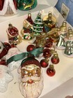 Vintage Blown Glass Christmas Ornaments Lot Of 16   gently Used   rare Collection