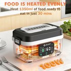Cordless Electric Lunch Box With Scheduled Heating 1 35l Portable Food Warmer