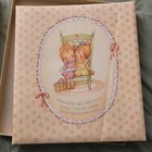 Hallmark Precious Moments12x12 Postbound Photo Album  White floral Pattern Cover