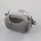 1pc Small Pet Backpack Hamster Carrier Bag Portable Cylinder Satchel Flying Squi