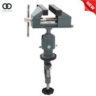 Universal Table Vise For Holding Small Parts 3  Aluminum Swivel 360   Rotating Us