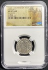 Armenia 1226-1270 Hetoum I   Zabel Silver Tram Crusaders Medieval Coin  Ngc Au