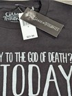 Nwt Game Of Thrones  what Do We Say To The God Of Death   T-shirt - Arya Stark