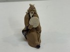 Vintage Chinese Lot Of 7 Miniature Mudmen Figurines W  Various Decorations