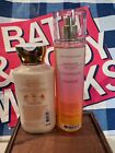 Bath   Body Works Sunkissed Fine Fragrance Mist Body Lotion Set Of 2 New