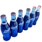 Vintage 1992 Coca-cola Albertville Olympic Games Glass Bottles 8oz Set Of 6