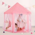 Kids Princess Hexagon Play Tent   Lights  Children Playhouse  55  X 53 
