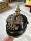 1914 Authentic Ww1 Imperial German Prussian Pickelhaube Leather Spiked Helmet