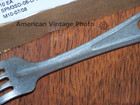 Mess Fork 1 Military Stainless Eating Utensil Silverware  Army Usmc W P38