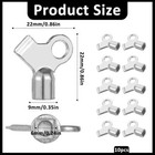 10 Pcs Radiator Key  Water Key  Radiator Bleeding Air Valve  Radiator Keys For V