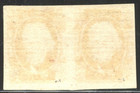 Confederate States 8 Used Pair With Macon Ga Cancel   With Csa Cert Mv603