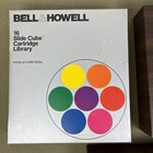 Bell   Howell 16 Slide Cube Cartridge Storage Library Case Empty Vintage