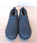 Ugg Classic Ultra Mini Boots  7  8  9  Womens New Desert Blue Suede Uggplush