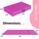 Signature Fitness 4ft X 8ft X 2in Folding Gymnastics Mat  4-panel Exercise Mat W