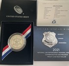 2021 S National Law Enforcement Memorial   Museum Half Dollar Coin - Coa   Ogp