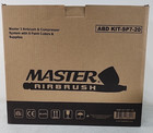 Airbrush Compressor Kit Master Abd Kit-sp7b-20 Prof Airbrushing Sys Used Once