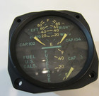Aircraft Gauge General Electric Dj-20 P n 8dj20-adx Fuel Gauge Indicator