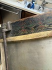 Antique Military Marching Snare Drum Metal And Decorated  Painted Wood Hoops