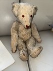 Antique Steiff  Mohair Bear W  Humpback   Brown   Black Button Eyes jointed