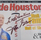 John Glenn Nasa Astronaut Jsa Signed  Autographed Inside Houston Magazine Coa