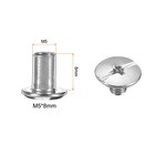 Uxcell 50set M5 X 8mm Chicago Screw Metal Phillips Head X 8mm  Silver