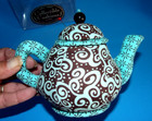 Collectible Cushions By Dritz  Keepsake Novelty Pin Cushion    Tea Pot   2006
