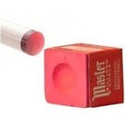 Master Red Pool Billiard Cue Q Stick Chalk Doz  Box 12-pack 1 Dozen 12 Ct 