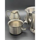 Mixed Lot Stainless And Royal Holland Pewter Tea
