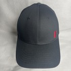 Michelob Ultra All Black Red Logo Hat Cap Adult Unisex Adjustable Strapback