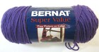 1 Skein Bernat Super Value Yarn Color Light Damson Big 7 Oz Skein