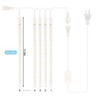 8 Led Waterproof   Meteor Shower Rain Drop icicle Snow Christmas Tree Tube Light